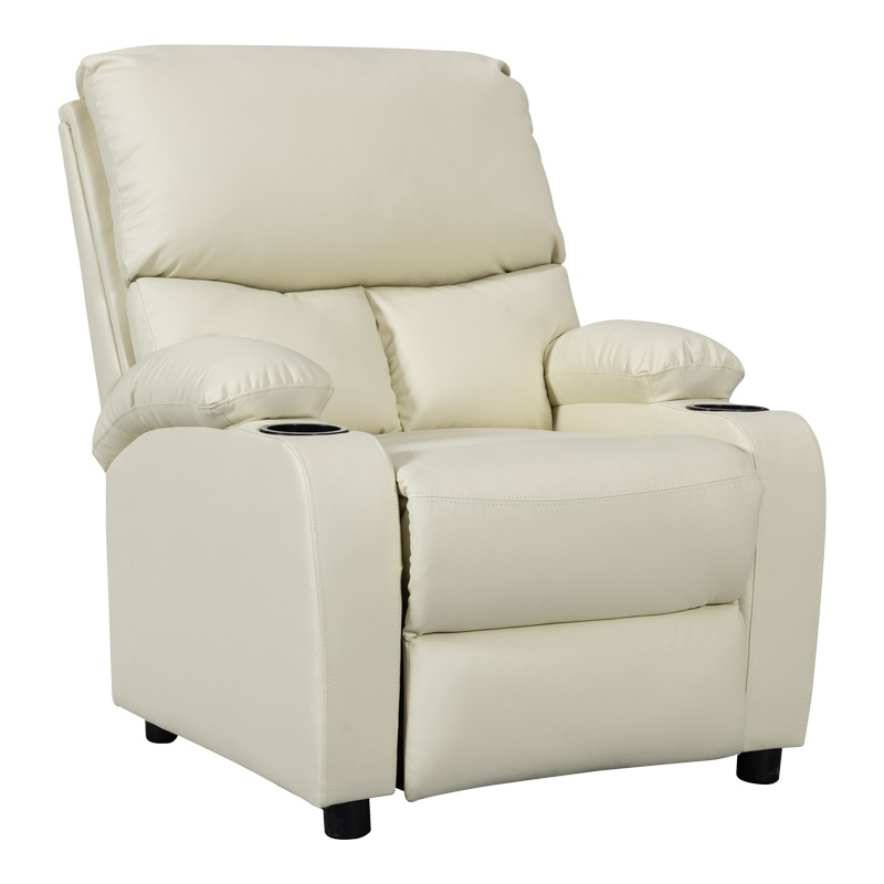 Fotoliu Recliner Model Gartia, Crem, 79x94x102 cm