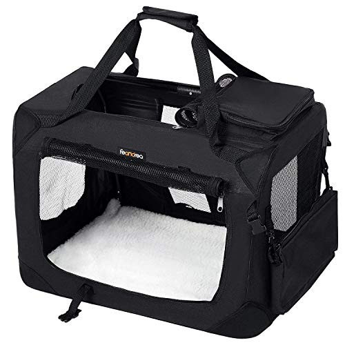 Geanta de transport animale, Feandrea, Negru, 70.0x52.0x52.0 cm - 1 | YEO