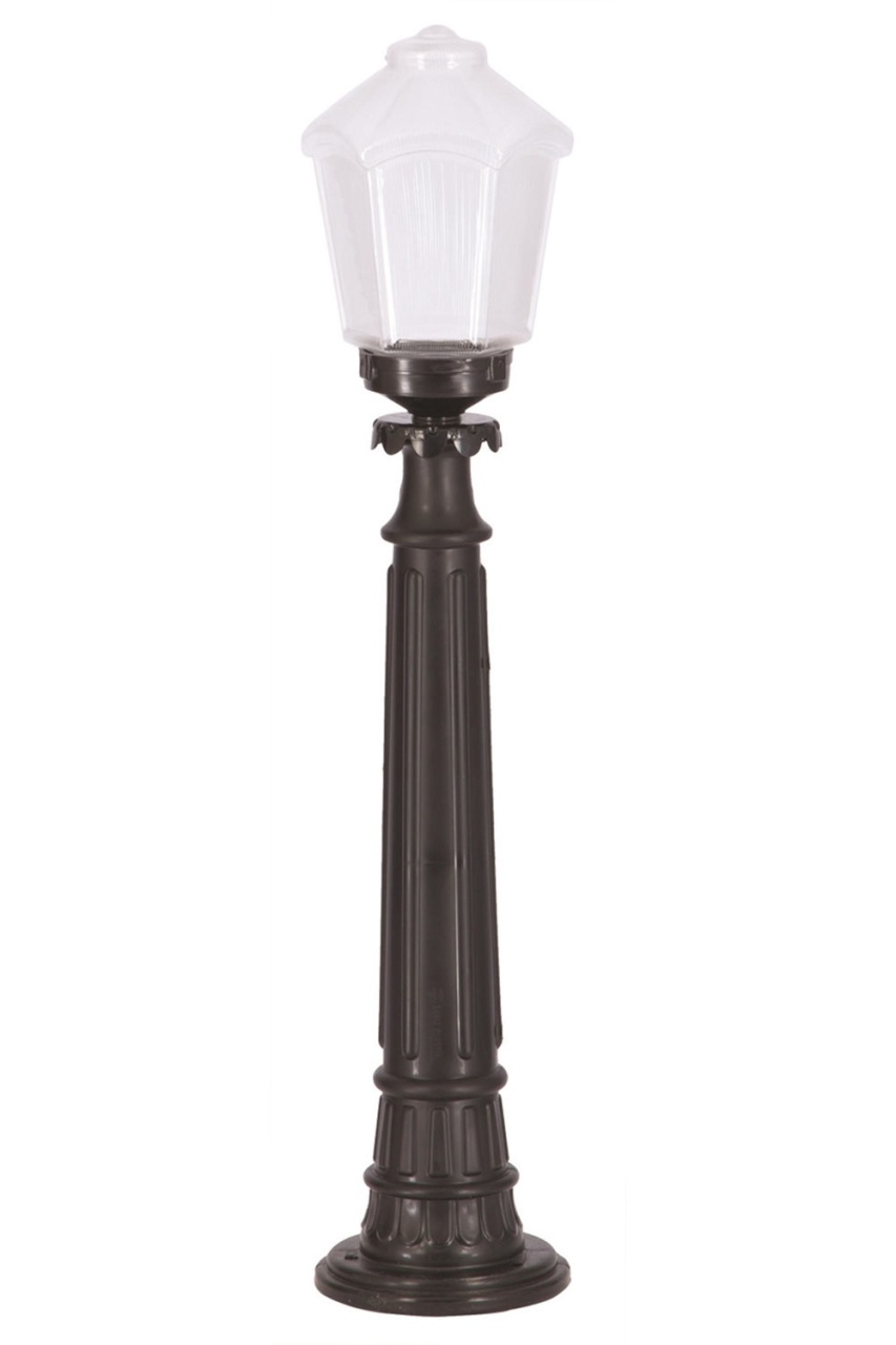 Lampadar de exterior M2B Negru 85x20 cm