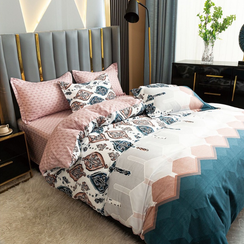 Lenjerie Bumbac Satinat 4 Piese Brisia