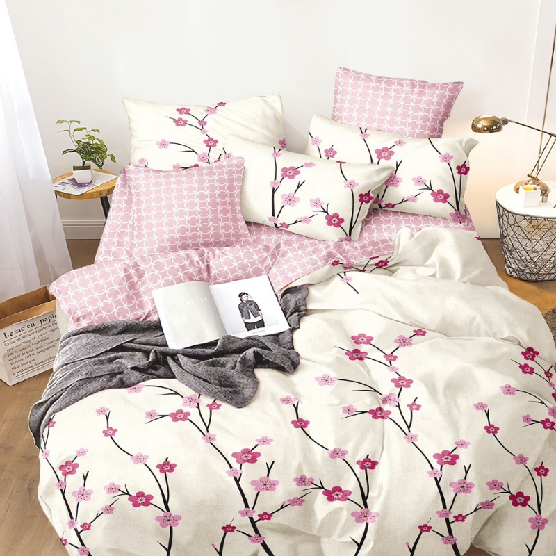 Lenjerie Bumbac Satinat 4 Piese Pavira