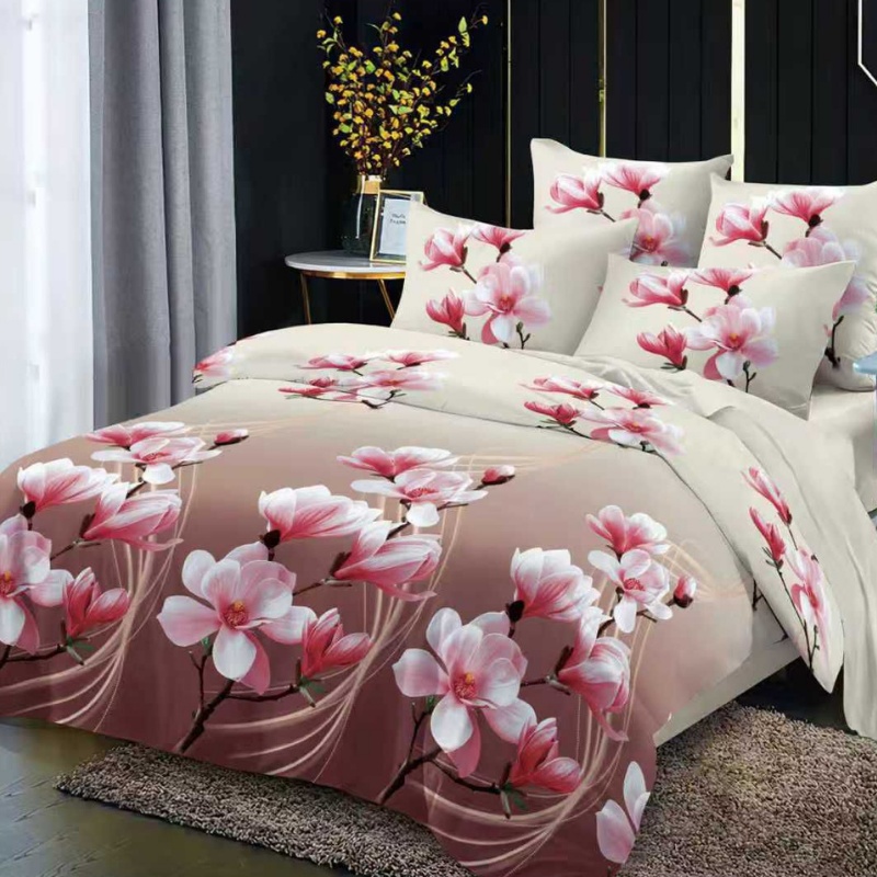 Lenjerie cu elastic 180x200cm, Lumivio, 4 Piese