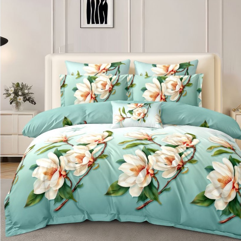 Lenjerie cu elastic 180x200cm, Stellara, 4 Piese