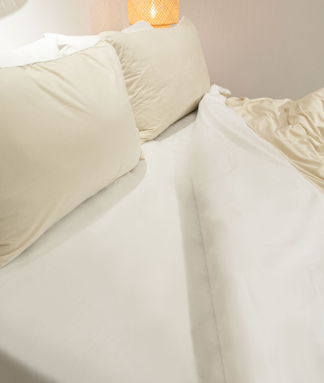 Lenjerie de pat dublu Model Linda Cream - 3 | YEO