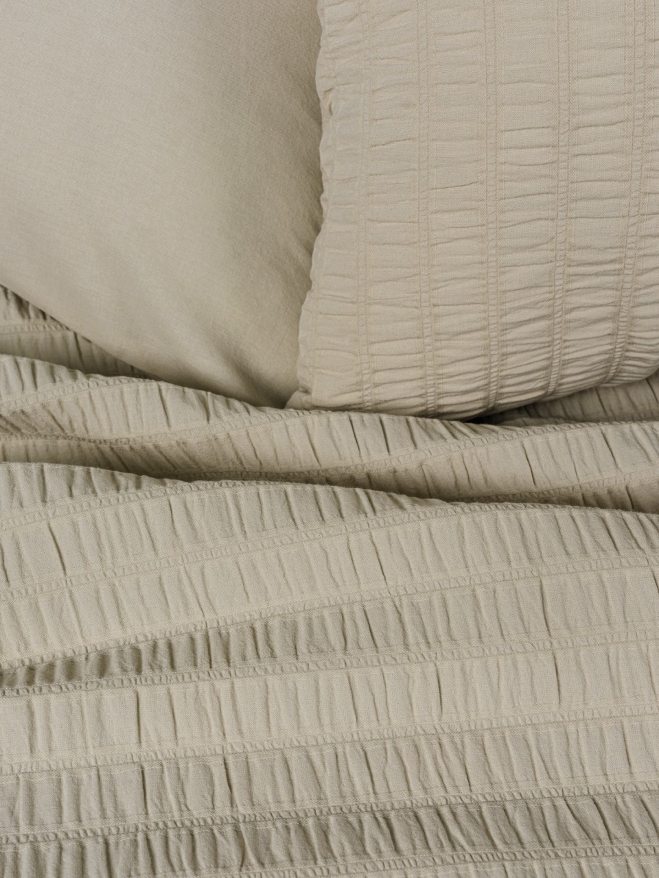 Lenjerie de pat dublu Model Sungai Beige - 2 | YEO