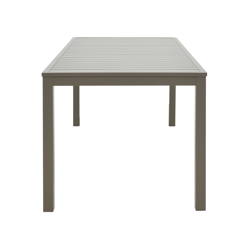 Masă de exterior din aluminiu Model Kliton, Champagne, 150x80x74 cm - 2 | YEO
