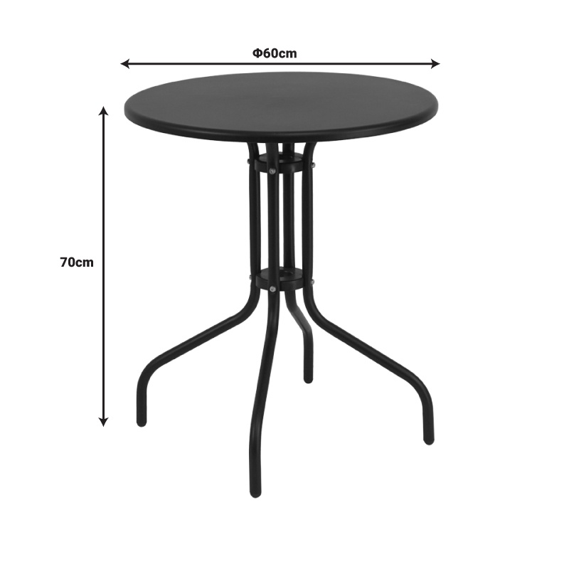 Masa de Gradina Model Vergo, Alb, D60x70 cm - 1 | YEO