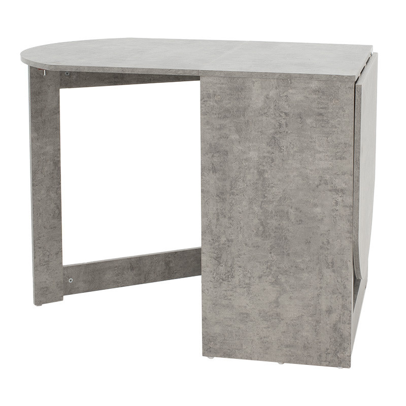 Masa Extensibila Model Deandre, 43-160x80x76.5 cm, Gri marmorat - 3 | YEO