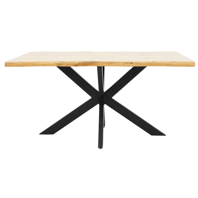 Masa Model Emory, 150x90x75 cm, Negru/Stejar sonoma - 1 | YEO