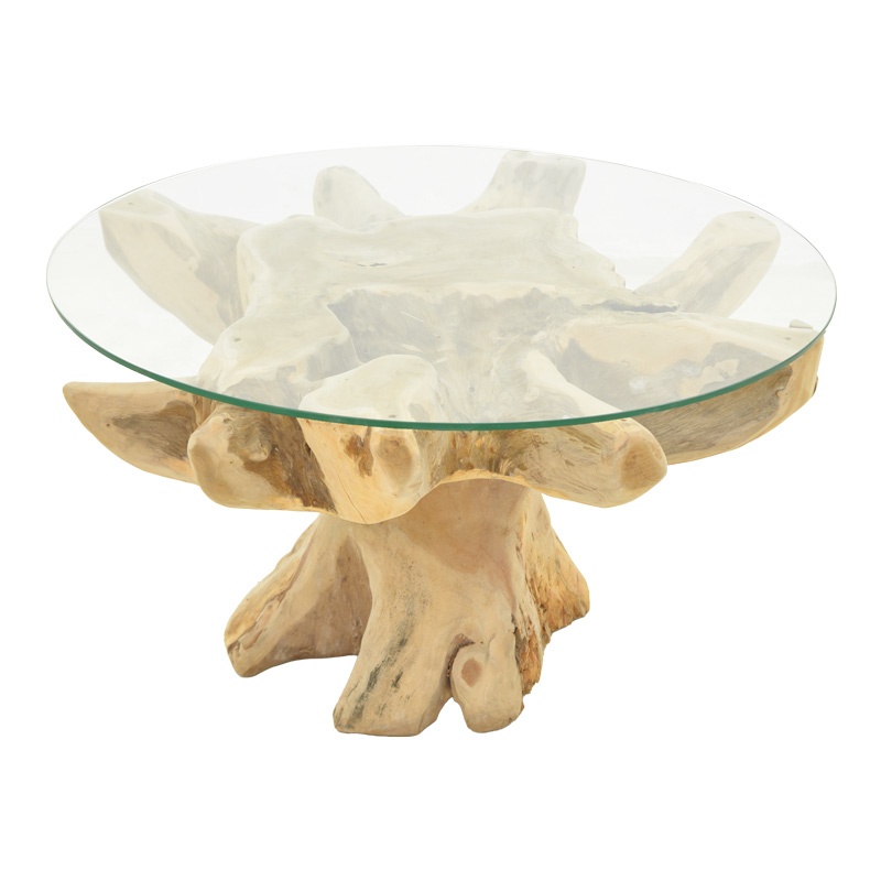Masuta de Cafea Model Benzou, Natur, d80x45 cm - 1 | YEO
