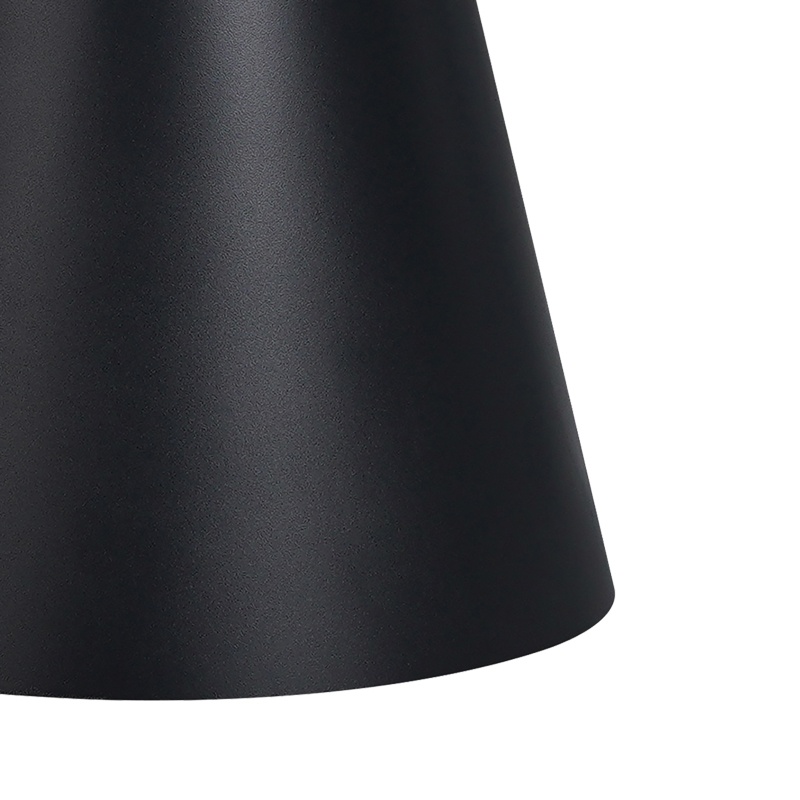 Masuta de Cafea Model Fabrin, Negru marmorat/Negru, D50x46 cm - 2 | YEO