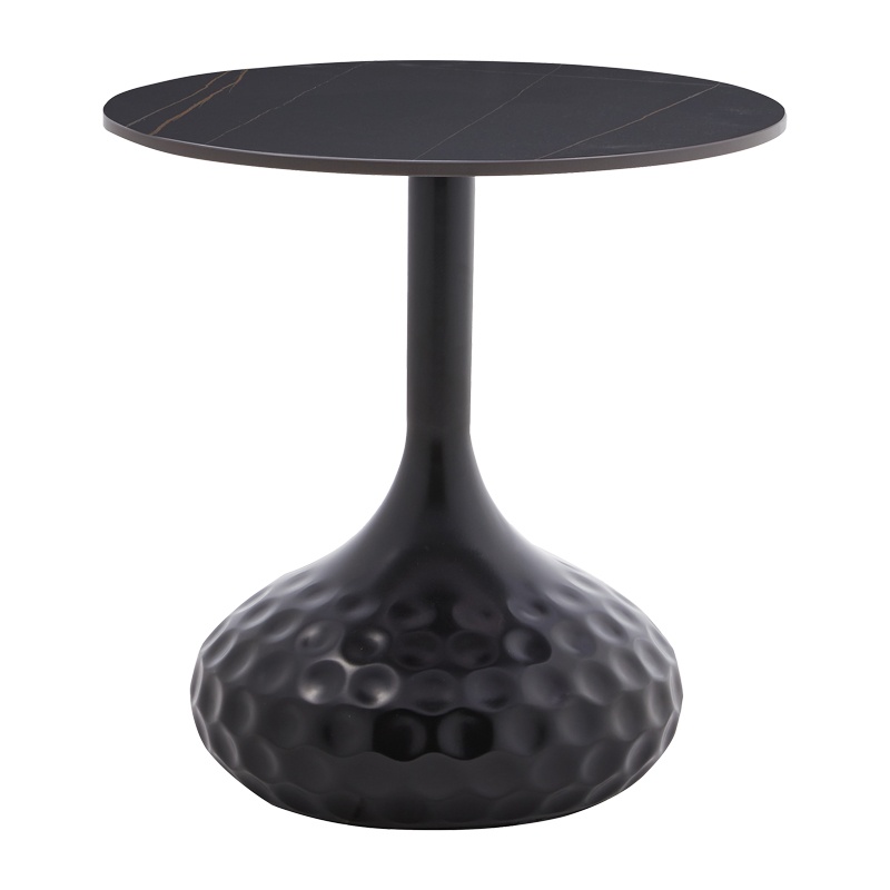 Masuta de Cafea Model Fabron, Negru, D50x52 cm