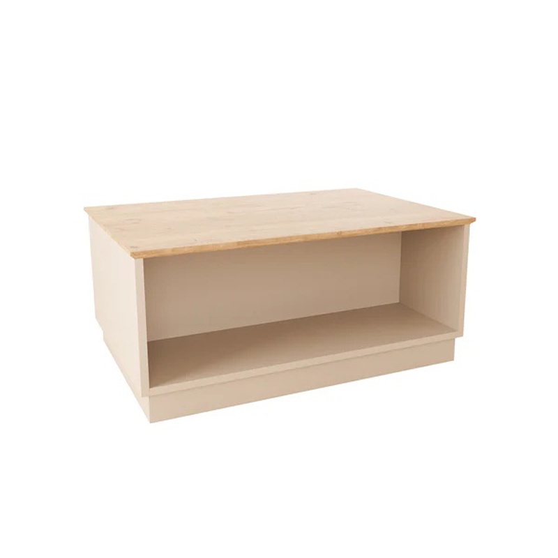 Masuta de Cafea Model Monik, Stejar/Gri deschis, 90x56x40 cm