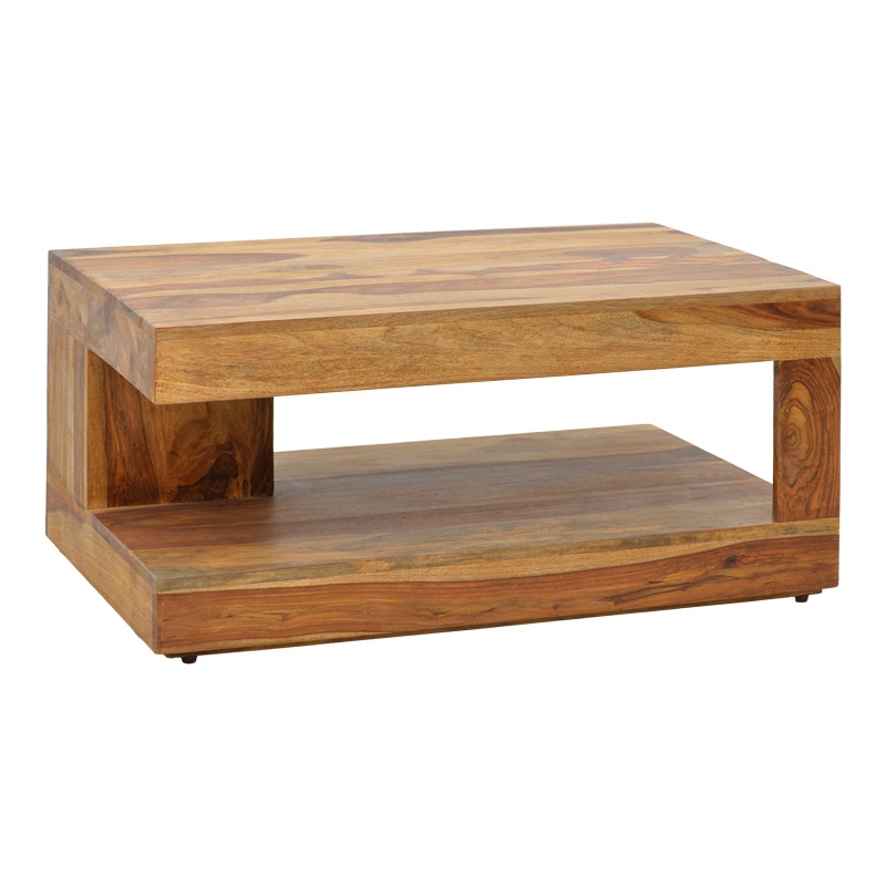 Masuta de Cafea Model Volino, Nuc, 90x60x40 cm