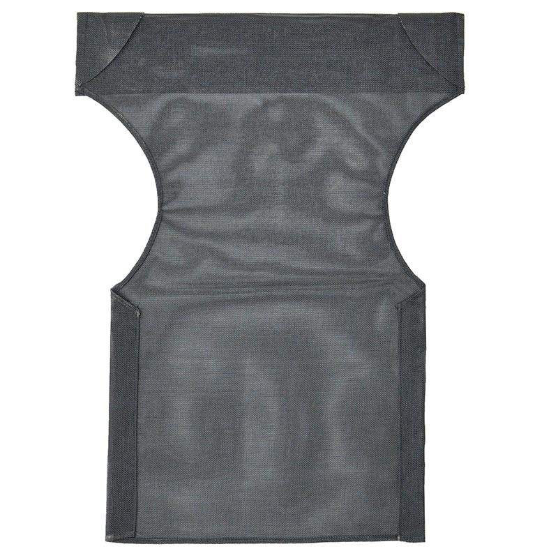 Panza scaun de regizor neagra, profesionala, semi-transparenta