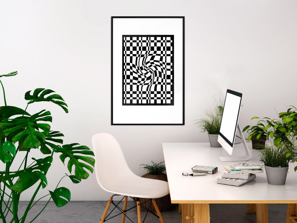 Poster - Op Art, cu Ramă neagră, 40x60 cm - 1 | YEO