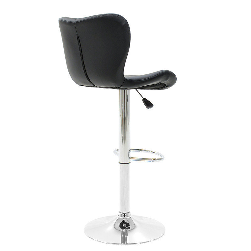 Scaun de bar, inaltime ajustabila, Model Coozy, Negru, 46x47x112 cm - 1 | YEO