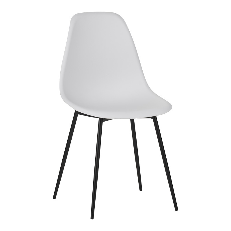 Scaun Model Ballen, Alb/Negru, 41.5x53x84.5 cm