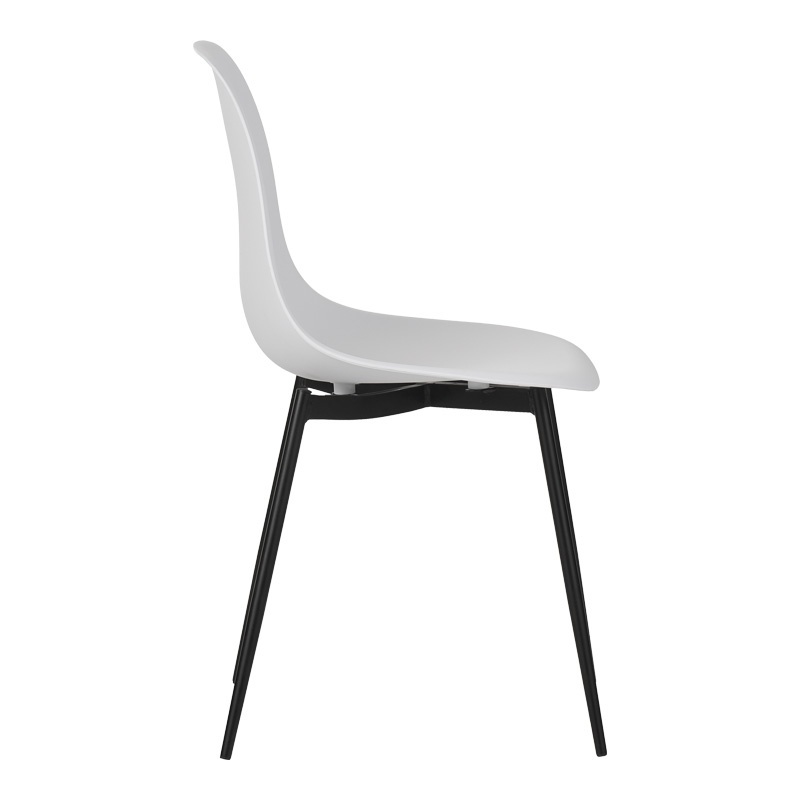 Scaun Model Ballen, Alb/Negru, 41.5x53x84.5 cm - 2 | YEO