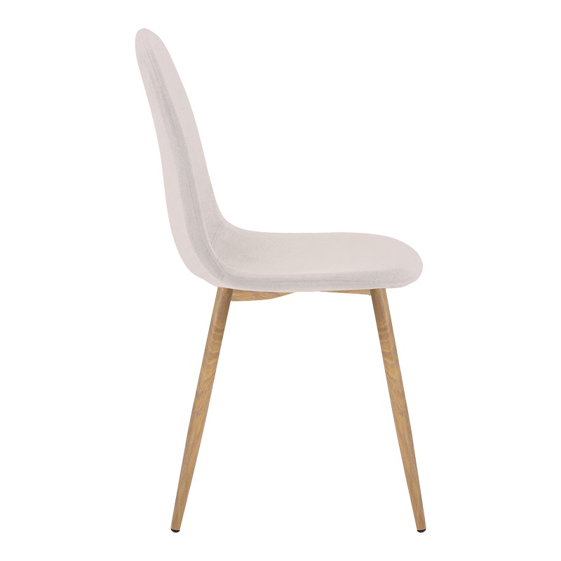Scaun Model Bella, Gri deschis/Bej/Natur, 43x52x88 cm - 2 | YEO