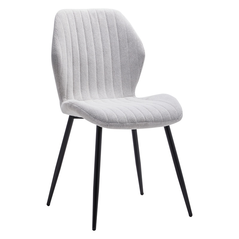 Scaun Model Fersity, Alb/Negru, 48x56.5x85.5 cm