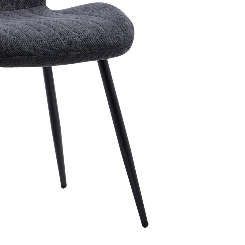 Scaun Model Fersity, Gri inchis/Negru, 48x56.5x58.5 cm - 3 | YEO