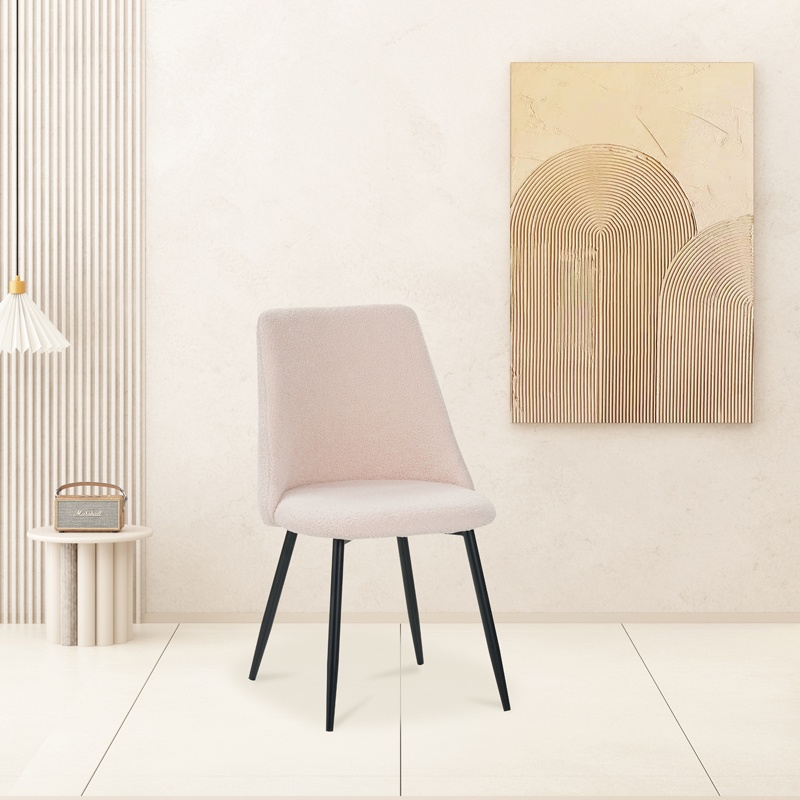 Scaun Model Giselle, Bej, 51x52x82 cm - 1 | YEO