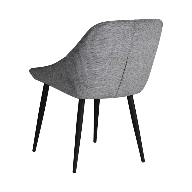 Scaun Model Loukrizia, Gri deschis/Negru, 56x63.5x82 cm - 1 | YEO