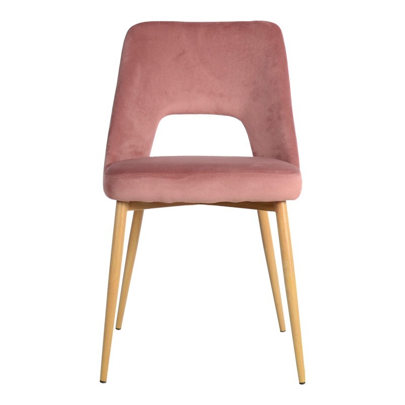 Scaun Model Murde, Rose/Natur, 48.5x61x89 cm - 3 | YEO