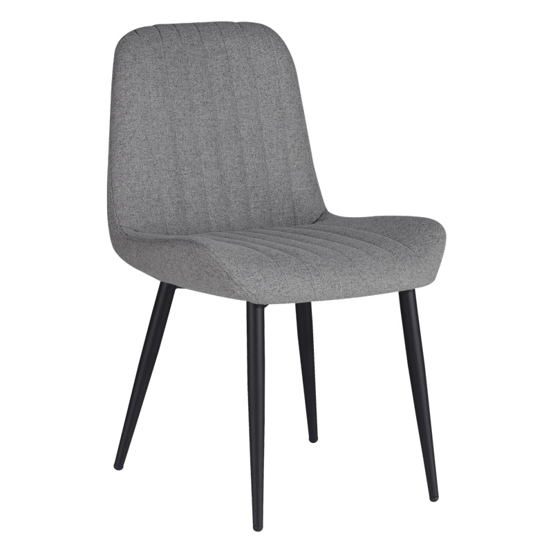 Scaun Model Versa, Gri albastrui/Negru, 54x63.5x84 cm