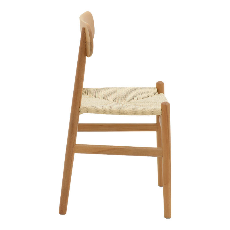 Scaun Thomas lemn de fag culoare lemn natural - franghie culoare lemn naturala 44x36x79cm - 2 | YEO