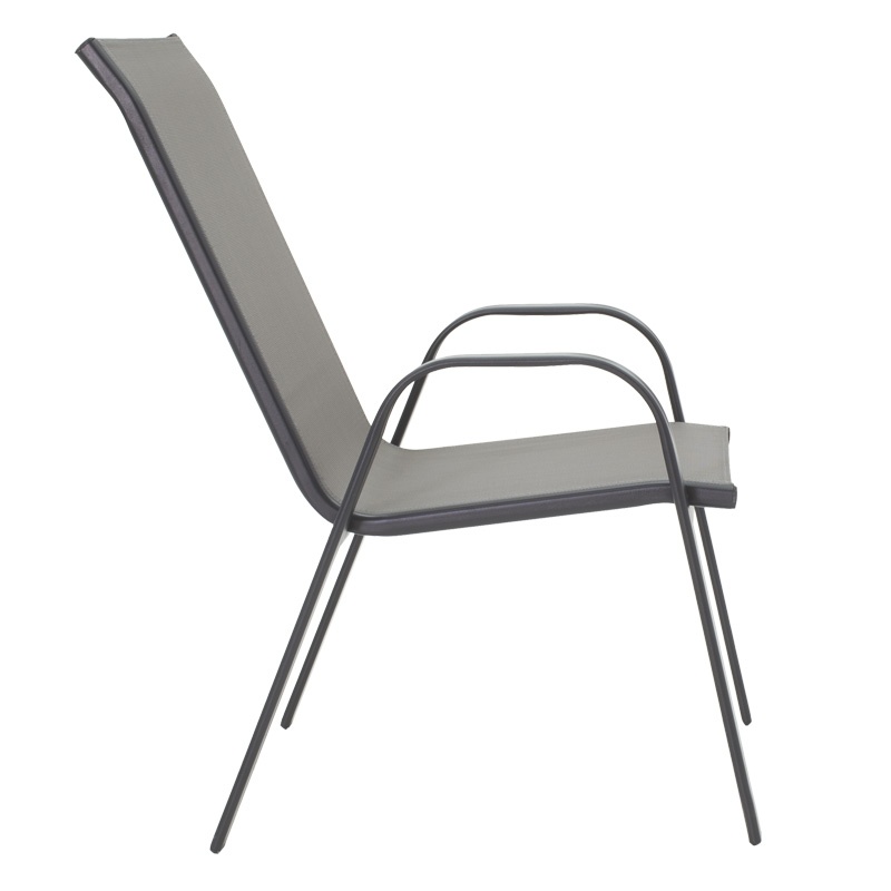 Set masă și scaune de exterior, 3 Piese, Model Albero-Calan, Antracit, D60x70 cm - 3 | YEO