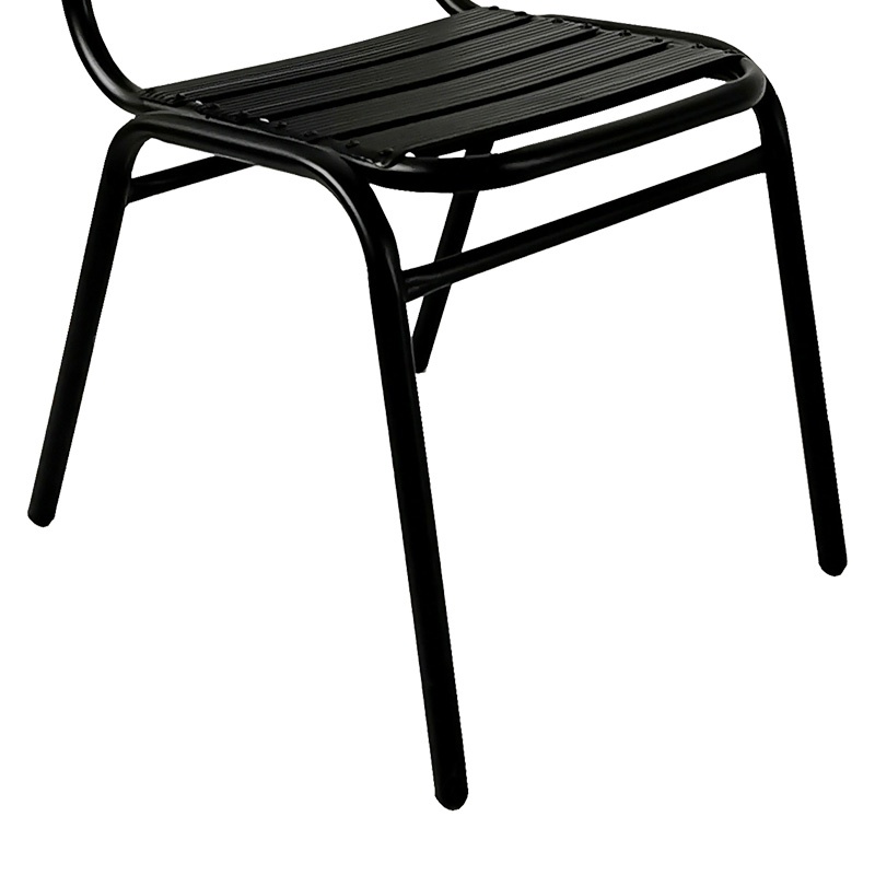 Set masă și scaune de exterior, 3 Piese, Model , Negru, Φ60x70 cm - 3 | YEO