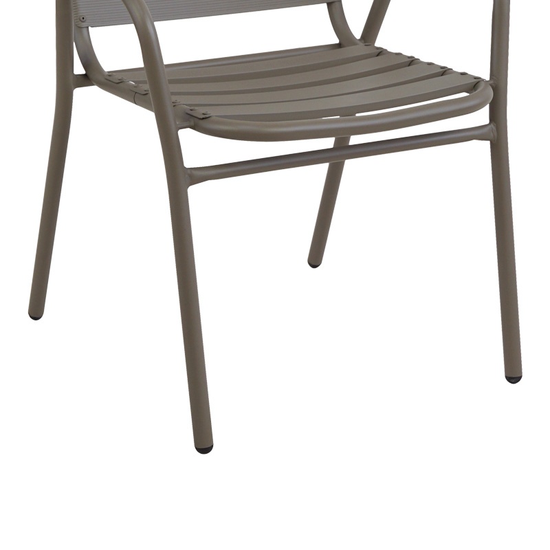 Set masă și scaune de exterior, 3 Piese, Model Watson-Sussie, Champagne, D60x70 cm - 3 | YEO