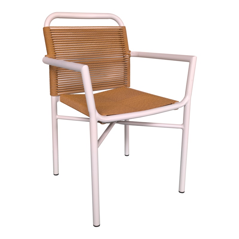 Set masă și scaune de exterior, 5 Piese, Model Kliton, Alb, 80x80x74 cm - 1 | YEO