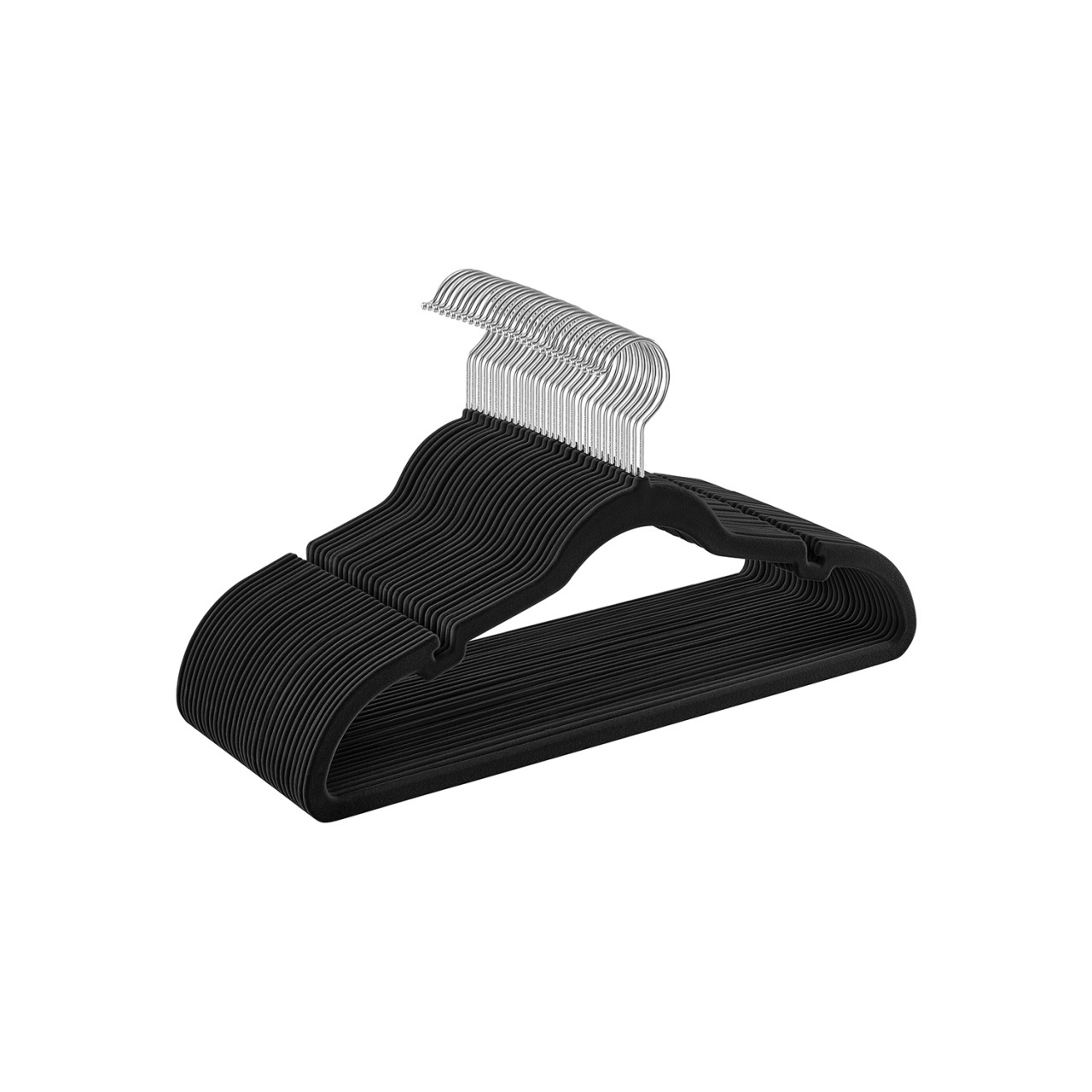 Set umerase de catifea Songmics Negru 43x22x0.6 cm - 1 | YEO