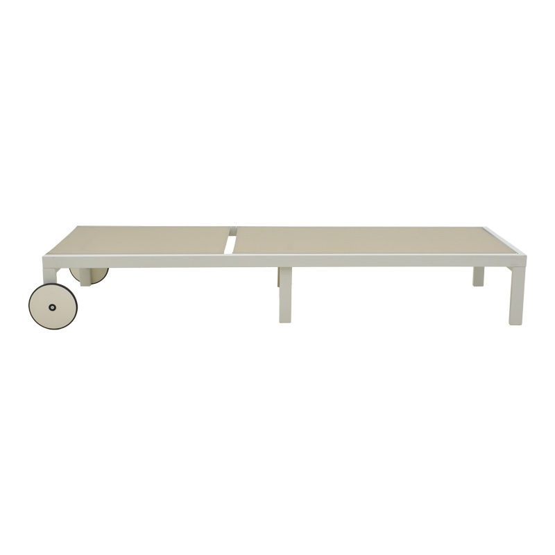 Șezlong Model Mailo, Alb, 71x206x30 cm - 2 | YEO