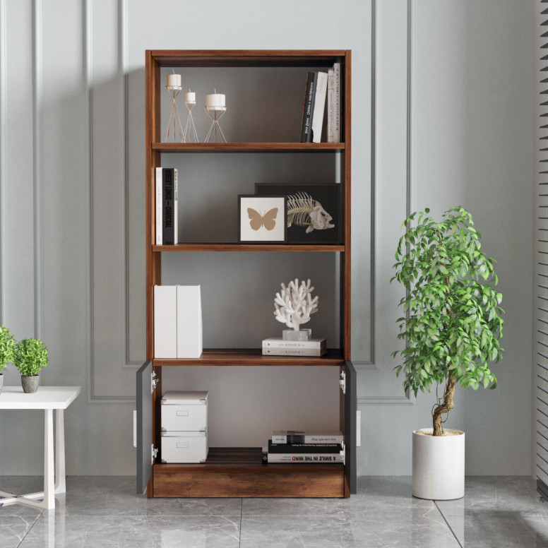 Biblioteca Salvador, Model Vario, Antracit/Nuc - 3 | YEO