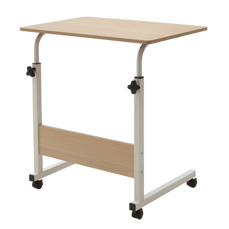 Birou ajustabil Pako World, model Piper, 60x69-90x40 cm, Stejar/AlB - 1 | YEO