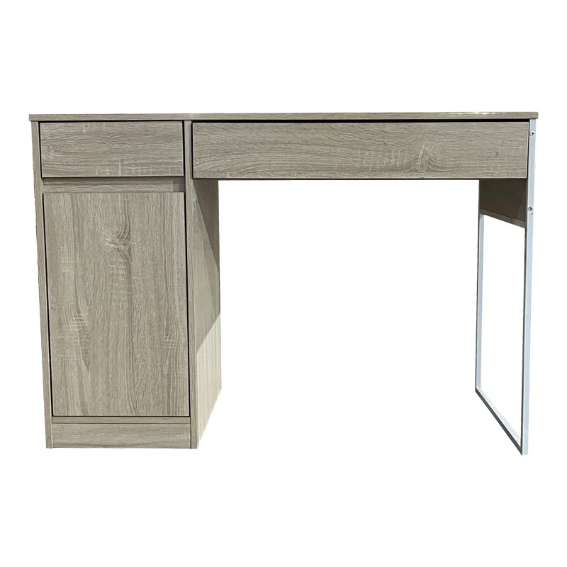 Birou Model Kantor, Alb/Natur, 110x50x76 cm - 2 | YEO