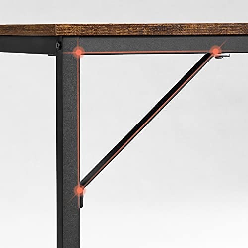 Birou, Vasagle, Negru , 80x50x75 cm - 4 | YEO
