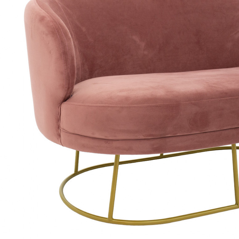 Canapea Gloria 2 Locuri Rozaliu 132x82x83 cm - 3 | YEO