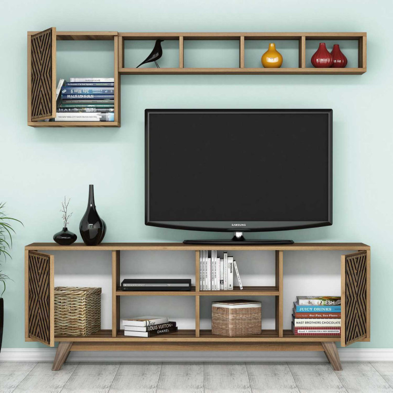 Comoda TV İnci - Walnut - 1 | YEO