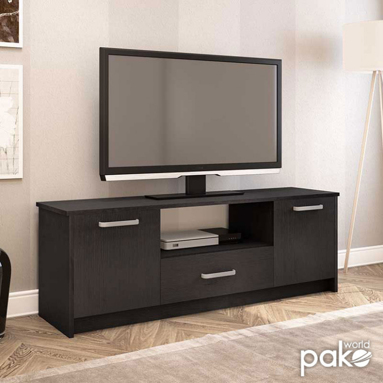 Comoda TV Pako World, Model Olympus, 144x39x50 cm, Wenge - 1 | YEO