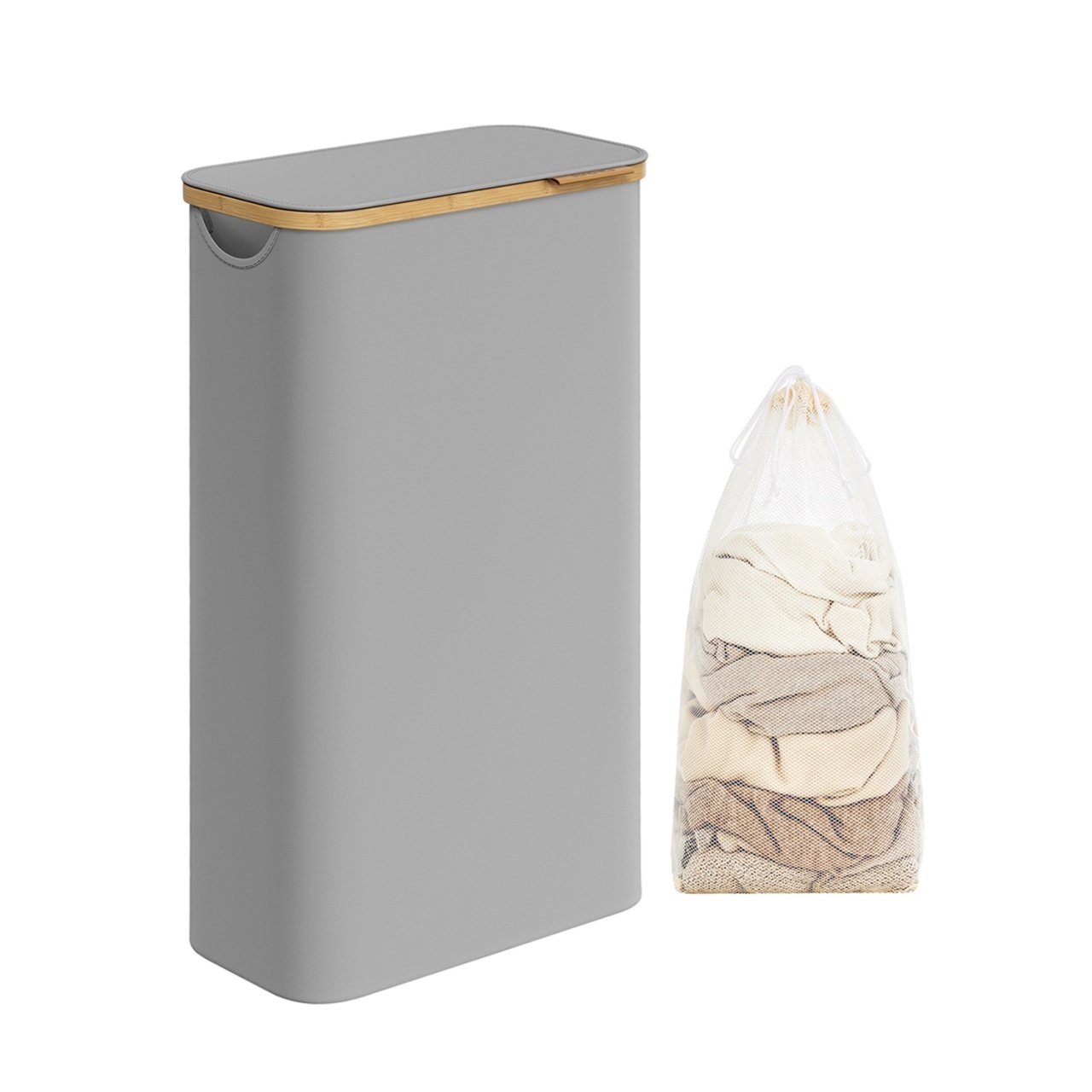 Cos de rufe Songmics Gri 42x22.5x70.5 cm - 1 | YEO