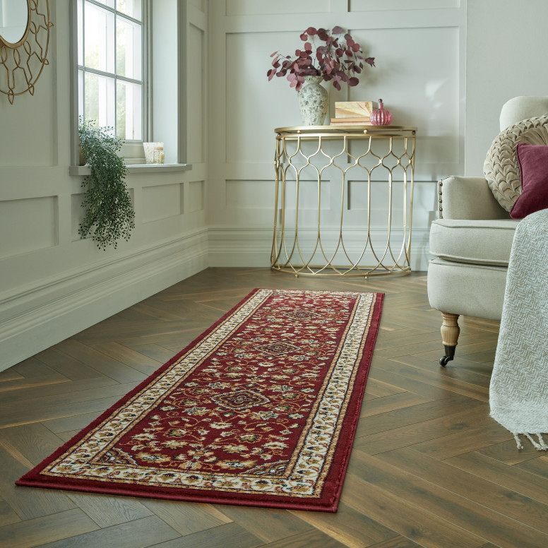 Covor traversă Sherborne Roșu 60X230 cm, Flair Rugs