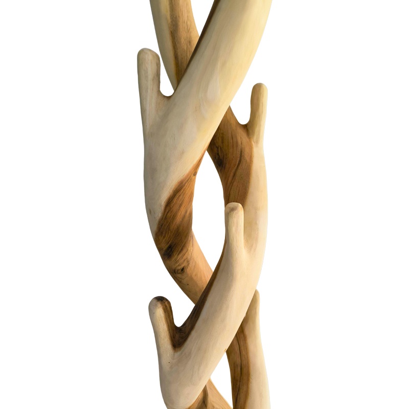Cuier Joint, natural, 30x30x200 cm - 2