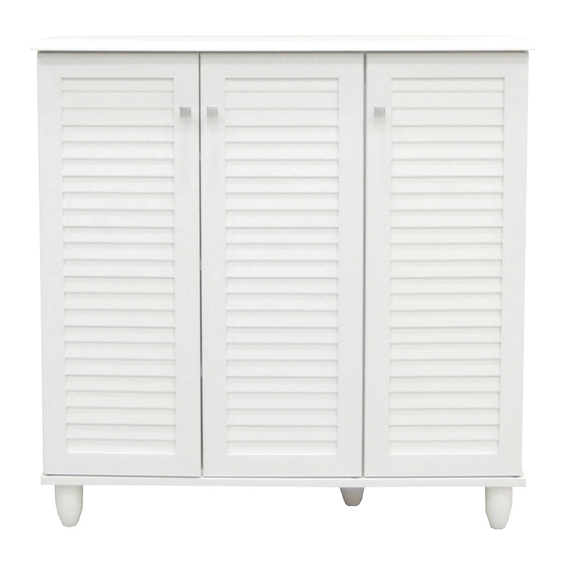 Dulap de pantofi Santo, alb, 89.5x34.5x91.5 cm - 4