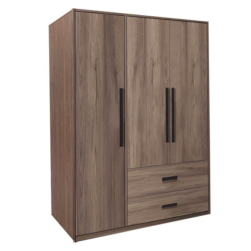 Dulap haine Edritte, nuc deschis, 120x52x195 cm