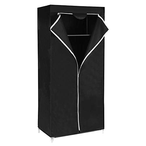 Dulap pentru haine, Songmics, Negru, 75x45x160 cm - 1 | YEO